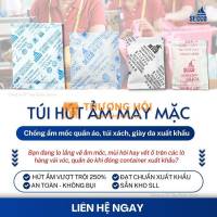 Gói Hút Ẩm Cho Container Hàng May Mặc – Giảm Rủi Ro Ẩm Mốc Khi Xuất Khẩu