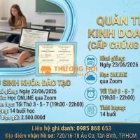 khóa học chứng chỉ quản trị kinh doanh