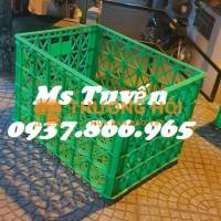 Sọt ship hàng, thùng nhựa có 8 bánh xe, sọt công nghiệp, giá sọt có bánh xe