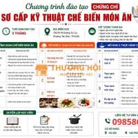 Khóa học kĩ thuật chế biến món ăn