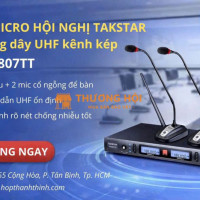Bộ Micro Hội Nghị Không Dây UHF Kênh Kép TS-8807TT Takstar