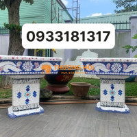 Chậu đắp miểng , khảm sành sứ , cẩn miểng chai , hàng thủ công mỹ nghệ