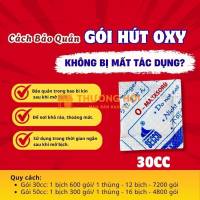 Bảo quản gói hút Oxy thế nào để tránh giảm tác dụng?