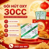 Bảo quản chống mốc bánh trung thu bằng gói hút oxy