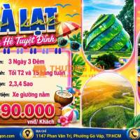 ĐÀ LẠT 3N3Đ – TOUR HÈ TUYỆT ĐỈNH ĐANG CHỜ BẠN 2026 SGC
