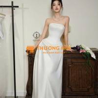 Váy cưới Gallery Bridal Satin Trắng Nữ cung cấp trọn gói giá rẻ