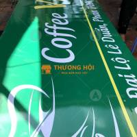 Bảng hiệu tôn dán decal tại Phan Thiết