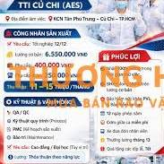 TUYỂN CHÍNH THỨC LAO ĐỘNG PHỔ THÔNG