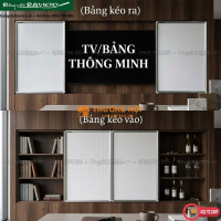 Bảng Trượt Ngang 2 Cánh Giấu Ray Thẩm Mỹ - Thế Hệ Mới
