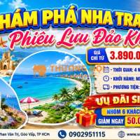 NHA TRANG - KHÁM PHÁ ĐẢO KHỈ 4N3Đ SGC