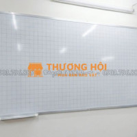 Bảng Trắng Kích Thước Lớn Giá Tốt 1M2 X 2M4 Có Sẳn Ô Ly Vuông 5Cm