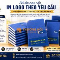 Sổ Da Cao Cấp In Logo Theo Yêu Cầu – Quà Tặng Doanh Nghiệp Sang Trọng
