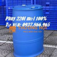 Phuy cũ, phuy nhựa, phuy nắp kín cũ, phuy làm bè, phuy làm nhà nổi