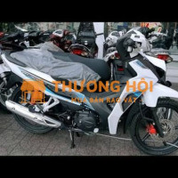Honda Blade trắng xanh