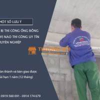 Thi công ống đồng âm tường trọn gói cam kết không phát sinh chi phí ẩn