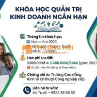 Khóa học quản trị kinh doanh ngắn hạn