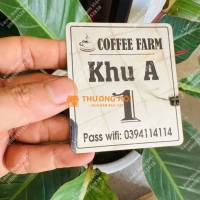 GIA CÔNG SẢN XUẤT THẺ SỐ BÀN INOX CHO QUÁN CAFE, NHÀ HÀNG - LIÊN HỆ 0775 007 909
