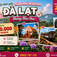 LỄ 2/9 – ĐÀ LẠT VÀ NHỮNG MÙA HOA | 4N3Đ 🌸