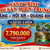 🌴✨ ĐÀ NẴNG – HỘI AN – QUẢNG BÌNH – HUẾ 4N3Đ ✨🌊
