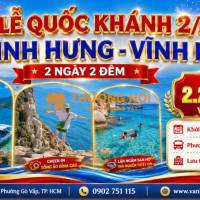 LỄ QUỐC KHÁNH 2/9 – ĐẢO BÌNH HƯNG – VỊNH VĨNH HY | 2 NGÀY 2 ĐÊM 🌊🏝️