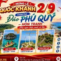 🇻🇳 LỄ QUỐC KHÁNH 2/9 – ĐẢO PHÚ QUÝ – HÒN TRANH | 3N2Đ 🌊🏝️