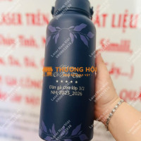 NHẬN KHẮC LASER BÌNH GIỮ NHIỆT THEO FILE - THEO LOGO - NỘI DUNG THEO YÊU CẦU | LIÊN HỆ 0775 007 909