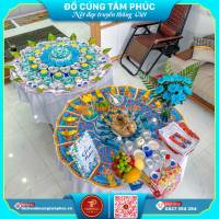 Tone Xanh Dương - Mâm Cúng Đầy Tháng Đầy Ý Nghĩa