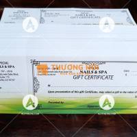In phiếu tích điểm ( voucher) tại Phan Thiết