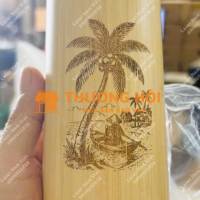 Cung cấp bình gỗ khắc laser theo yêu cầu