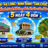 HÀ NỘI – HẠ LONG – NINH BÌNH – TAM CHÚC – MỘC CHÂU