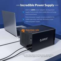 HỘP Ổ CỨNG 5 KHAY 3.5" ORICO DS500U3-BK – LƯU TRỮ LỚN, KẾT NỐI USB 3.0!