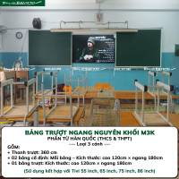 BẢNG TRƯỢT NGANG 3 CÁNH– KT: 120X450 CM (M4K)