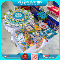Tone Xanh Dương – Mâm Cúng Đầy Tháng Đầy Ý Nghĩa