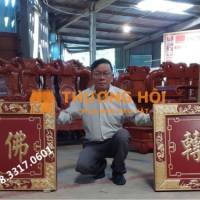 Làm câu đối sơn son thếp vàng tại Tp.HCM, làm câu đối gỗ tại Tp.HCM
