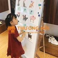 Bảng viết bút lông chân inox - Bavico