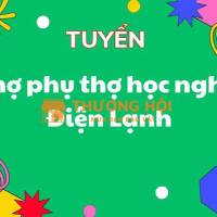 tuyển thợ phụ/học nghề điện lạnh