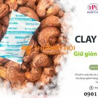 Gói hút ẩm Clay giữ giòn hạt điều hiệu quả