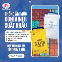 Container xuất khẩu đi đường biển, cần bố trí dây treo hút ẩm thế nào?