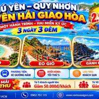 💛 TOUR PHÚ YÊN – QUY NHƠN 3 NGÀY 3 ĐÊM