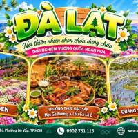 🌸✨ ĐÀ LẠT – TRẢI NGHIỆM VƯƠNG QUỐC NGÀN HOA ✨🌸
