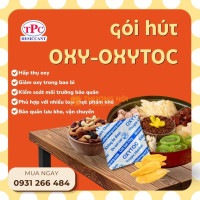 Gói hút Oxy - Oxytoc hỗ trợ hạn chế ảnh hưởng của oxy đến thực phẩm