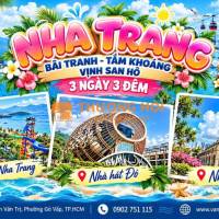 🔥🌊 NHA TRANG – KHỞI HÀNH 15/10! 🌊🔥 🏝️ 3N3Đ – BIỂN XANH, BÃI TRANH, TẮM KHOÁNG, VỊNH SAN HÔ ✨