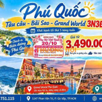 PHÚ QUỐC- THIÊN ĐƯỜNG NAM ĐẢO - 3N2Đ