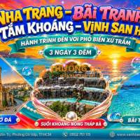 💙 TOUR NHA TRANG 3 NGÀY 3 ĐÊM