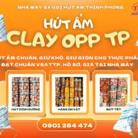 Gói hút ẩm Clay giữ giòn, chống yểu cho hàng ăn vặt Tết