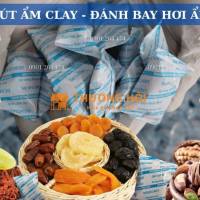 Gói hút ẩm Clay – Giải pháp cho hàng ăn vặt đóng gói