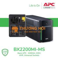 [GIÁ TỐT] Bộ Lưu Điện (UPS) APC Back-UPS 2200VA 230V AVR (BX2200MI-MS) - Chính Hãng