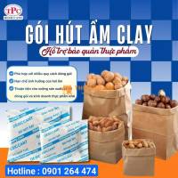 Gói Hút Ẩm Clay Giữ Giòn, Chống Yểu Hàng Ăn Vặt Tết