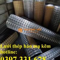 Lưới thép hàn 3ly; 4ly ô 50x50 mạ kẽm, hàng đen