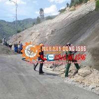 Máy phun vẩy bê tông làm hầm, taluy